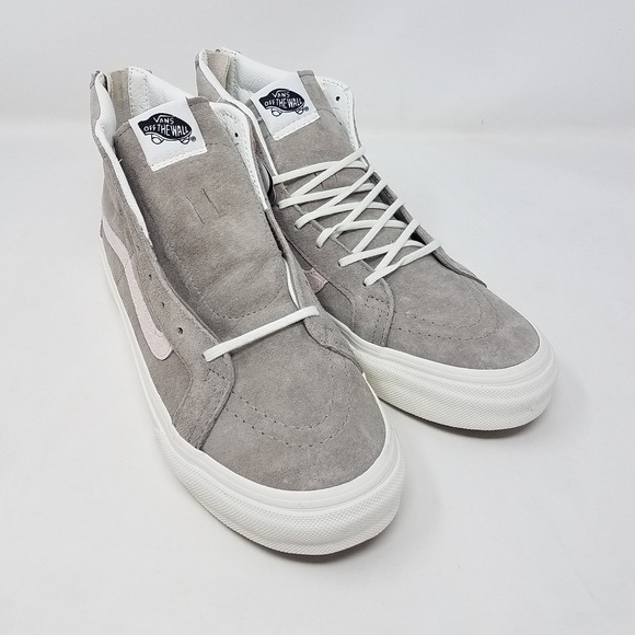 Vans Other - Vans Sk8-Hi Slim Zip Croc Emboss Hemp Men's Sz 6.5